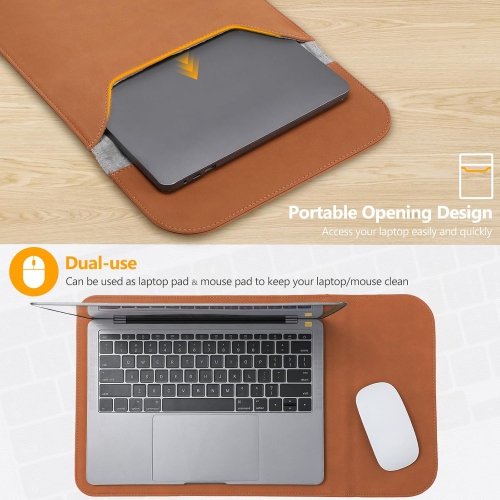 13.3-14 Inch Laptop Sleeve Bag for MacBook Pro 14 M3/M2/M1 Pro/Max A2992 A2918 A2779 A2442 2024-2021, MacBook Air