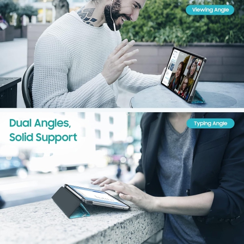 for Lenovo Tab M10 Plus Case, Ultra Slim Stand Hard Back Shell Cover Case for Lenovo Tab M10 Plus 3rd Gen 10.6