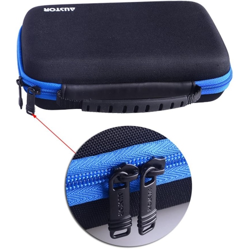 Étui de transport pour New 3DS XL, noir et bleu