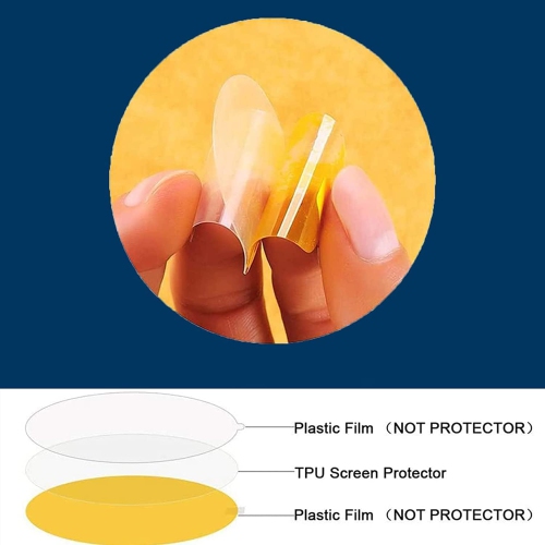 Compatible avec le protecteur d'écran GPSMAP 67i de Garmin, le film transparent en TPUR à couverture complète compatible