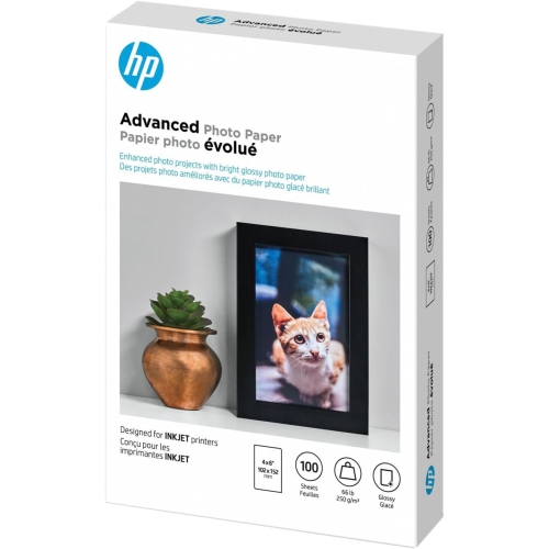 Advance Glossy Paper 4X 6 100 Sht 100 Sheets of 4 X 6 Borderless Glossy Advan, 8.5 inches x 11 inches