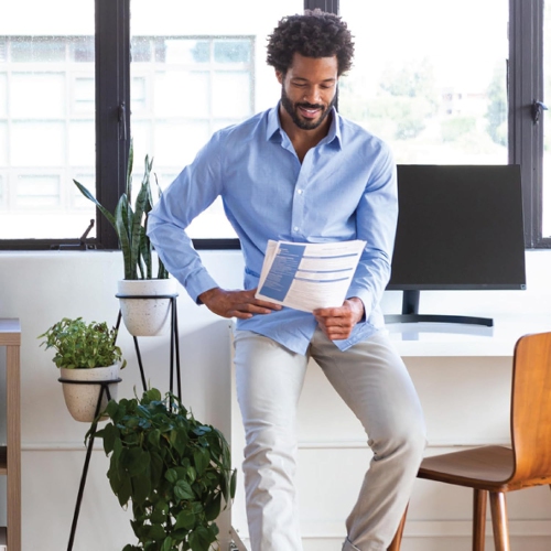 S041468 Borderless Matte Paper Bright White, 11 in X 14 in