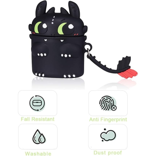 Cute Case Cover Compatible with AirPods 3rd,Funny Kawaii 3D Soft Silicone Shockproof Protective Skin Case Cover