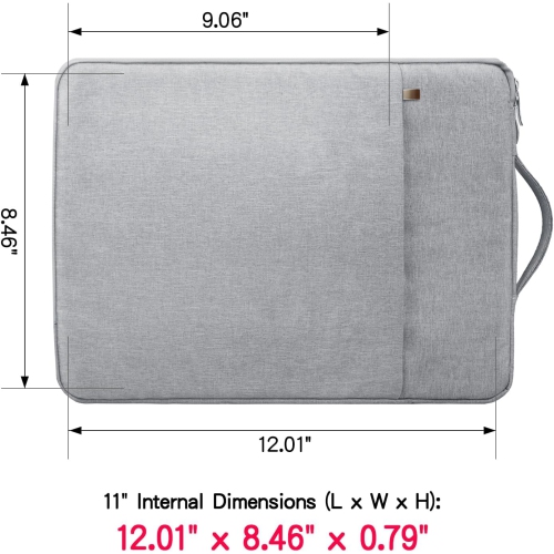RAINYEAR 11" Laptop Sleeve Case Compatible with 11 Inch MacBook Air 11.6" Chromebook Notebook Tablet Surface,Handbag