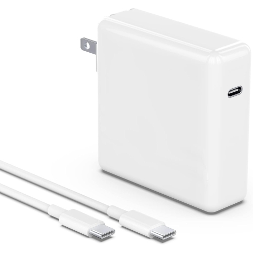 Chargeur MacBook Pro 96&nbsp;W Chargeur USB-C pour MacBook Pro Air de 13 14 15 16&nbsp;po 2022/2021/2020/2019/2018, Rapide