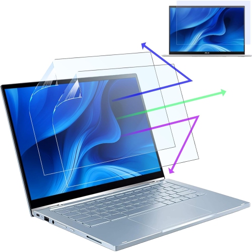 2 Pcs 16 Inch Anti Blue Light Screen Protector Compatible With Lenovo Hp Dell Acer Asus Samsung etc Laptop-16:10