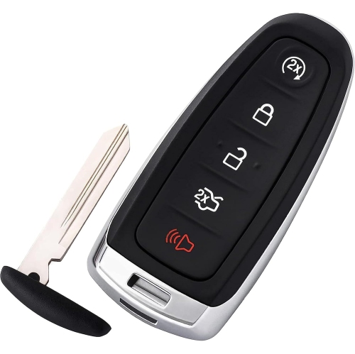 Smart Keyless Remote Key Fob Shell Compatible with Ford Explorer Escape Key Fob Replacement for Ford Flex Edge Focus