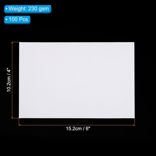 4"x6" Photo Paper, 100 Sheets 230 GSM High Glossy Picture Paper Photographic Printer Paper for Office, Home,