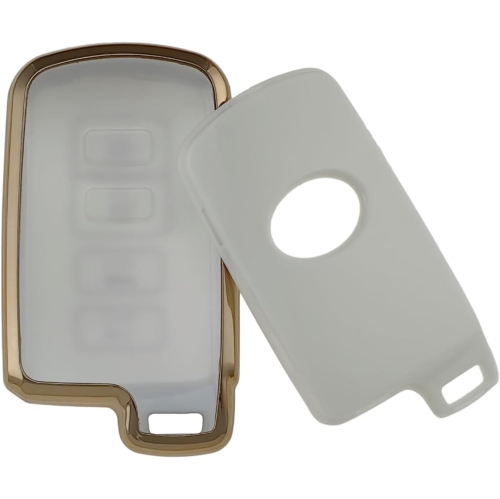 TPU Key Fob Cover Compatible with 2012-2019 Toyota Avalon Camry Corolla Highlander RAV4