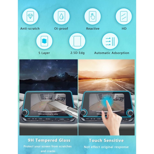 2021-2023 Rogue/2019-2024 Altima/2020-2024 Sentra Screen Protector Design for Nissan Rogue 2023 2022 2021 S SL