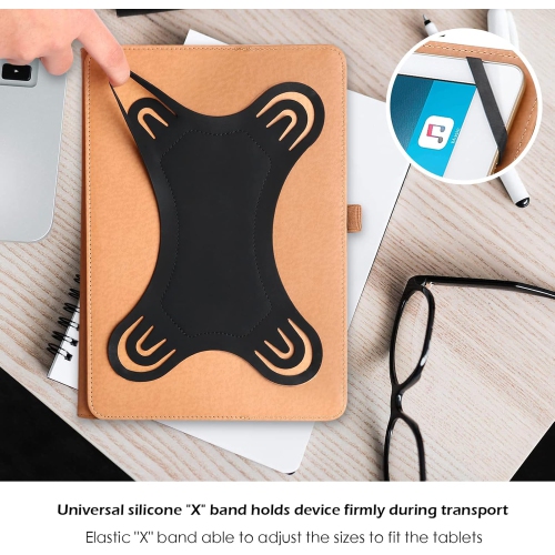 9-10.1 Inch Universal Tablet Case, Protective Cover Stand Folio Case for 9" 10" 10.1" Android Touchscreen