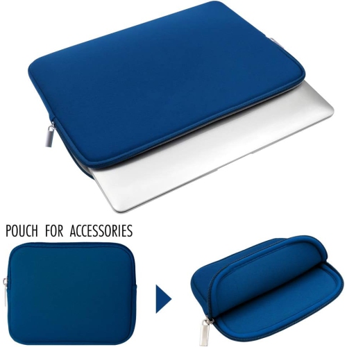 RAINYEAR 16 Inch Laptop Sleeve Protective Soft Case Cover Carrying Bag with Accessories Pouch, Compatible with 2021