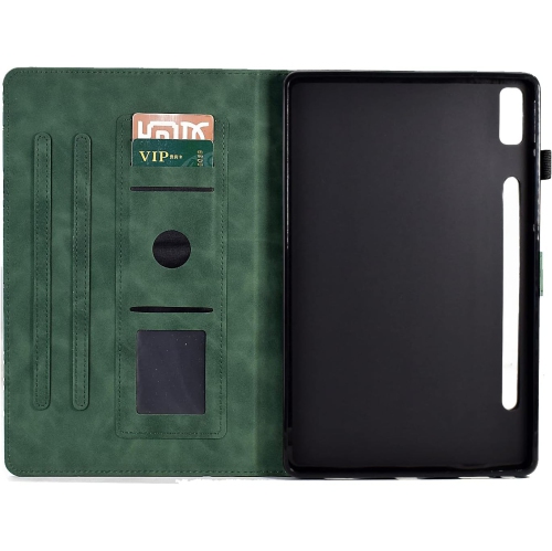 Case for Lenovo Tab P11 pro Gen 2 11.2", Premium PU Leather Flip Folio Stand Cover with [ Slot] [Pen