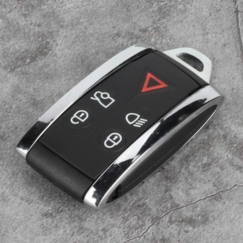 Car Remote Key Fob Shell Case Replacement 5 Buttons Car Remote Key Shell Protective Case Fits for Jaguar XF