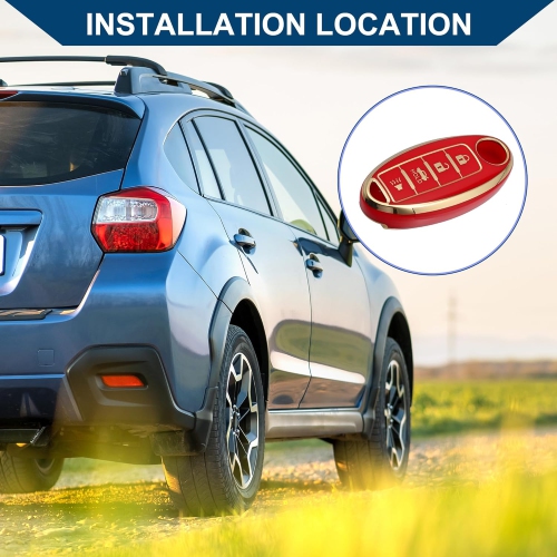 Car Smart Key Fob Case Cover for Nissan Altima 2019-2021 / Key Fob Shell Protector Keyless / Durable / Silicone