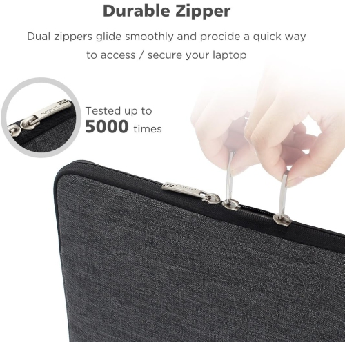 17 inch Laptop Sleeve Case Water-Resistant Protective Computer Cover Portable Carrying Bag Pouch for 17.3" Lenovo