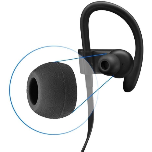 Silicone Ear Tips Earbuds Set Compatible with Powerbeats 2/3 Monsterbeats Beats by Dre 4 Pairs