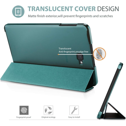 Slim Case for Galaxy Tab A 10.1 2016 SM-T580 T585 T587, Lightweight Stand Shell Smart Cover for Old Model