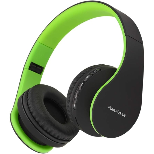 Bluetooth Over-Ear Stereo Foldable Headphones, Wired s with Built-in rophone for iPhone,