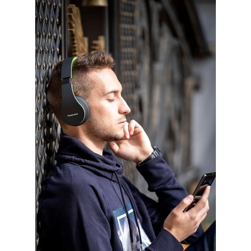 Bluetooth Over-Ear Stereo Foldable Headphones, Wired s with Built-in rophone for iPhone,