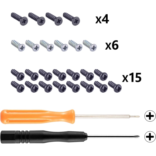 Faceplate Backplate Handles for Switch Pro Controller, Clic SNES Style Replacement Shell Case