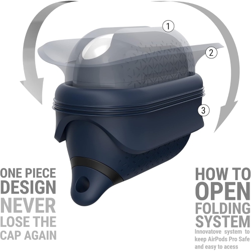 Waterproof Case for AirPods Pro 2nd Generation and AirPods Pro 1st Generation - and USB-C Charging