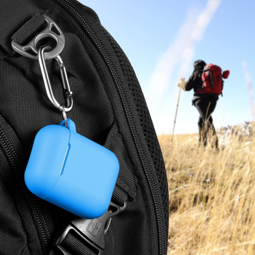 for AirPod 2nd Generation Case Cover, Soft Silicone Protective Cover with Keychain for Women Men Compatible