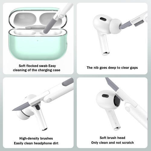 for Airpods Pro 2nd/1st Generation Case Cover, Compatible with Airpods Pro Case 2nd Gen USB C Charging Port,