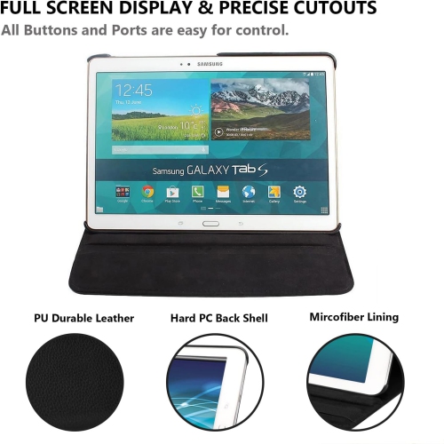 Étui pour Galaxy Tab 4 10.1&nbsp;po de Samsung - Étui-support pivotant à 360 degrés entièrement protecteur