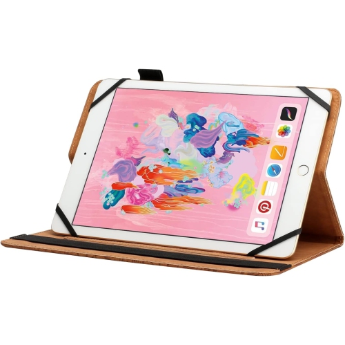 Universal Tablet Case for 9.5-10.5 inch Tablet,Stand Folio Flip Case PU Leather Cover (for iPad