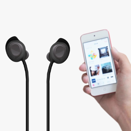 Straps Compatible with Samsung Galaxy Buds FE - 2X Silicone Holder for Earphones - Dark Blue/Black