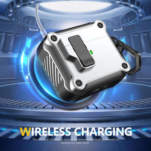 for Airpods 3rd Generation Case with Secure Lock , Full Body Shockproof Hard Shell Protective, AirPods 3