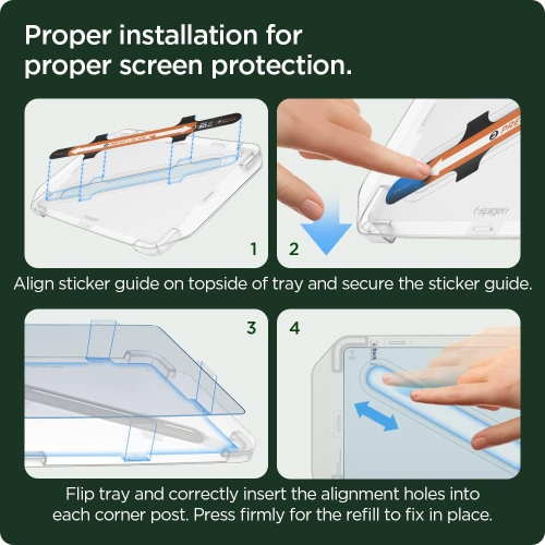 Tempered Gl Screen Protector [GlasTR EZ FIT - Refill] Designed for Tesla Model 3(2023), Tesla Model Y(2023)