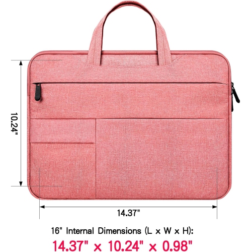 RAINYEAR Laptop Sleeve Case Compatible with 2022 2021 16 Inch MacBook Pro A2485 M1 Briefcase with Hidden Handle