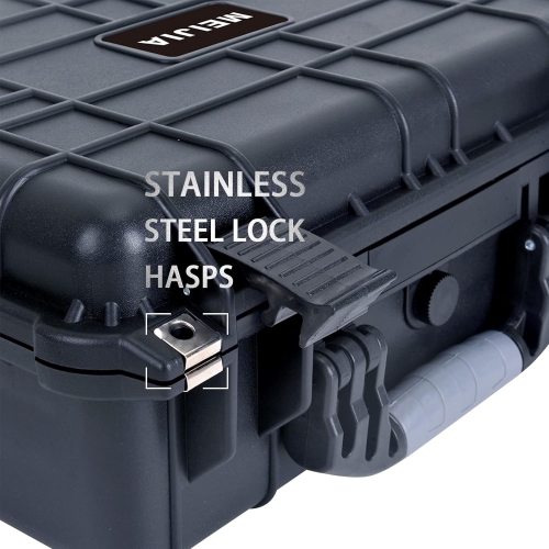 Étui rigide portatif résistant aux intempéries,Étui d'appareil photo avec mousse à ajustement personnalisable,Utilisation de s,