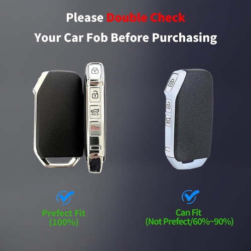 Étui pour porte-clés BE for KIA, protecteur pour porte-clés en silicone Accessoire pour voiture Kia compatible avec Ceed Cerato Forte NIRO Seltos