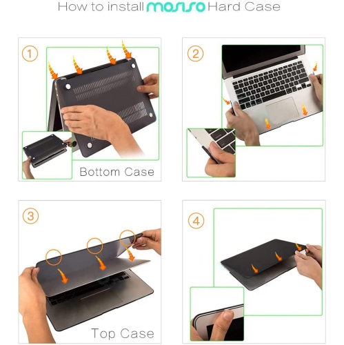 Compatible avec les étuis pour MacBook Air 13&nbsp;po, protection