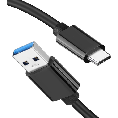 6&nbsp;po – Câble USB-A vers USB-C 3.1/3.2 de 2re génération de transfert de données 10&nbsp;Gb/s, câble SSD USB-C court avec recharge rapide