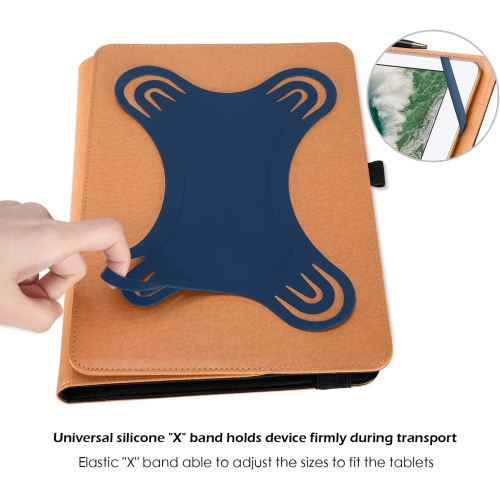 Universal Case for 9-10.1 inch Tablet, Stand Folio Universal Tablet Case Protective Cover for 9" 10"