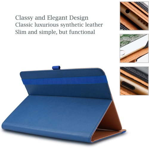 Universal Case for 9-10.1 inch Tablet, Stand Folio Universal Tablet Case Protective Cover for 9" 10"