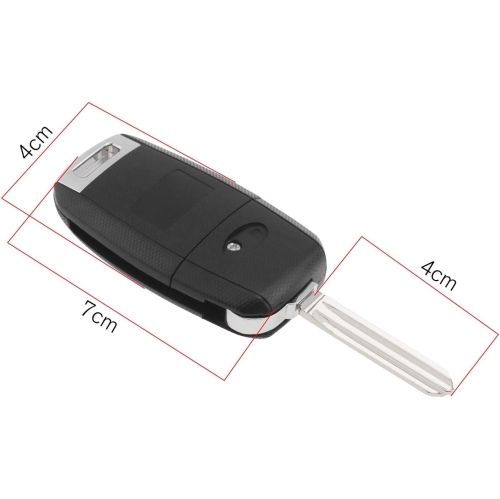Folding Replacement Key Fob Cover Case Compatible with Kia Compatible with Sorento Keyless Entry Remote Control