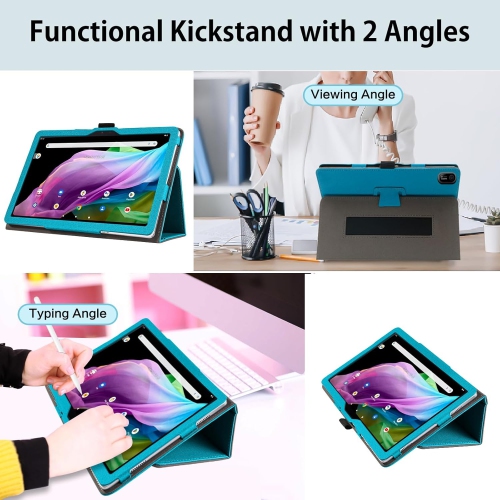 Case Compatible with Acer Iconia Tab P10 10.4 inch Tablet case, Folding Stand with Pencil Holder Protective