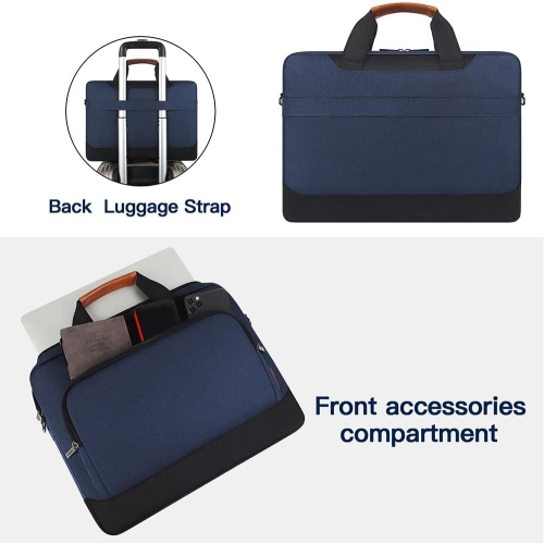 13.5-14 Inch Laptop Sleeve Business Briefcase Ultrabook Notebook Carrying Case Shoulderbag for MacBook Pro 14