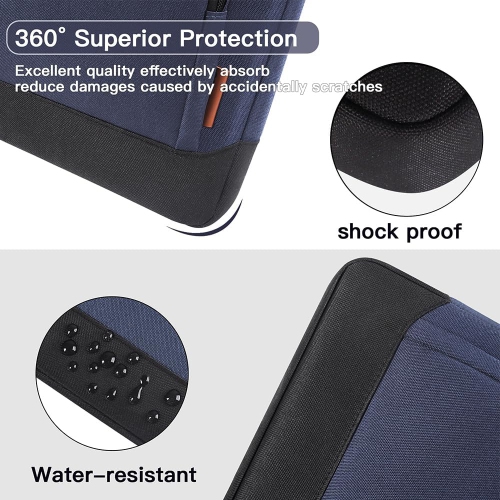 13.5-14 Inch Laptop Sleeve Business Briefcase Ultrabook Notebook Carrying Case Shoulderbag for MacBook Pro 14