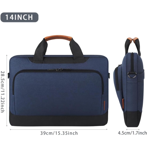 13.5-14 Inch Laptop Sleeve Business Briefcase Ultrabook Notebook Carrying Case Shoulderbag for MacBook Pro 14