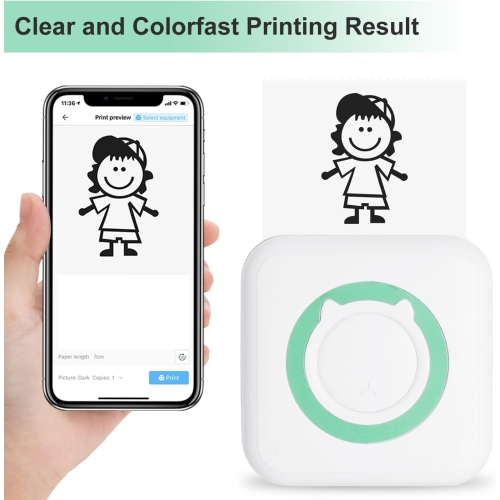 Thermal Adhesive Sticker 57 x 25 for Mini Thermal Printer, Cash Register, POS Receipt, Inkless Print Black