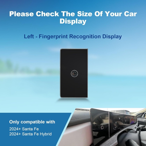 (2PC) 2024 Santa Fe Left Screen Protector for Hyundai Santa Fe, 2024 Santa Fe