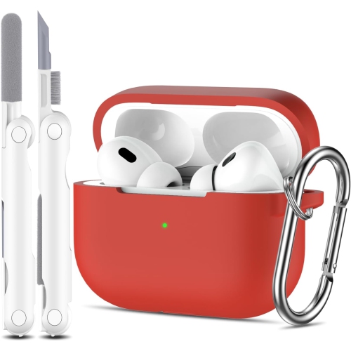 AirPods Pro 2nd/1st Gen Case Cover with kit and 4 Pairs Replacement Ear Tips(XS/S/M/L),
