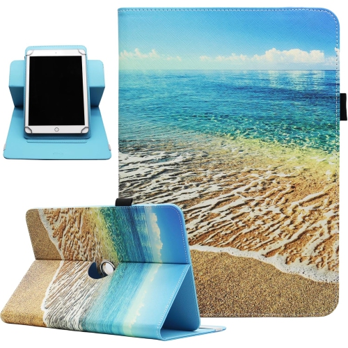 Universal 10 10.1 Inch Android Tablet Case, 360 Degree Rotating Case for Fire HD 10 / iPad 10.2 / Galaxy