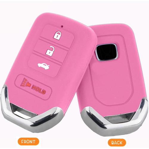 RemoteOverstock Remote Key Fob Skin Cover Case Shell Remote Protector for Honda fits 2013-2021 Accord CR-V Civic Fit